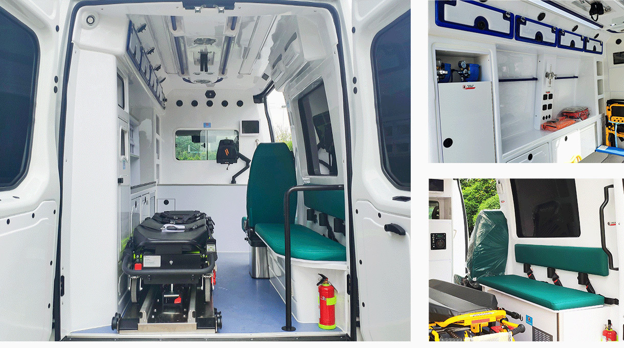 IVECO importado Nova ambulância diária de alta teto (diesel)