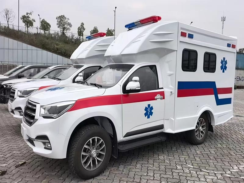 Ambulância de monitoramento de coleta 4x4